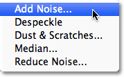 Откройте Filter > Noise > Add Noise