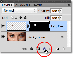 Удерживая Alt (Win) / Option (Mac), нажмите на иконку New Adjustment Layer