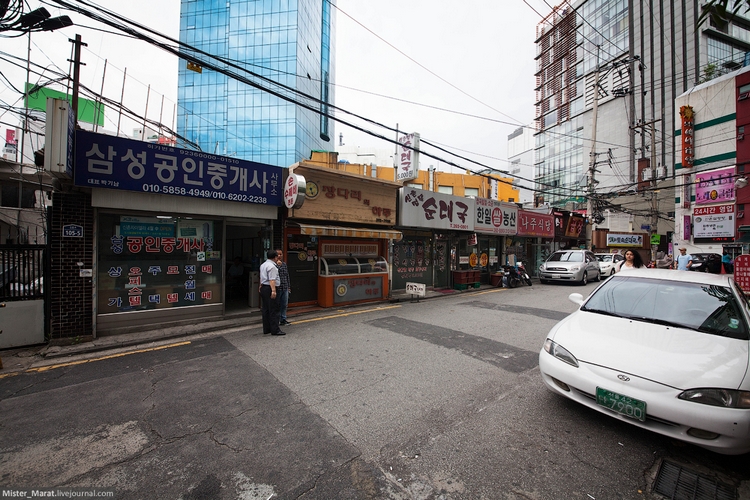 Сеул - город без надписей на английском 