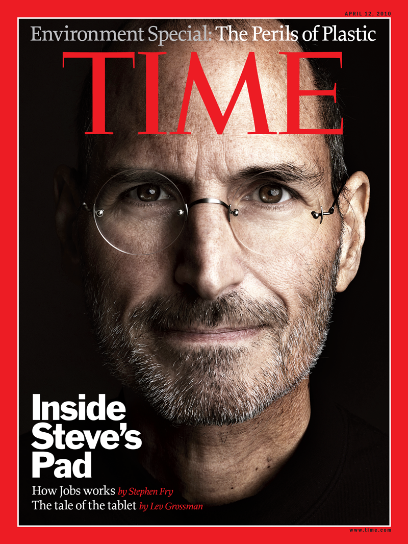steve jobs in time magazine front cover