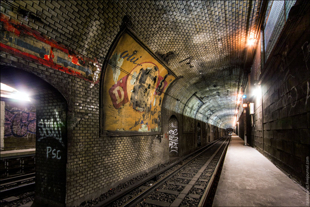 Сен-Мартен – заброшенная станция Парижского метрополитена