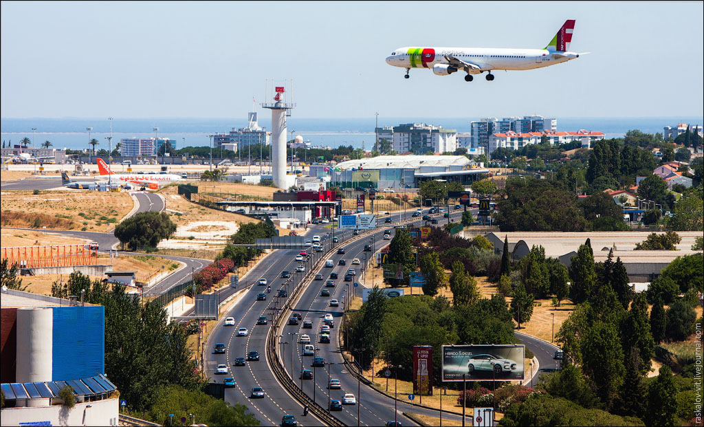 Местный аэропорт в Лиссабоне