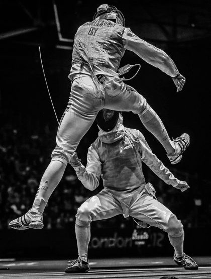 Фотография Сергея Ильницкого, представленная в посвященной фехтованию на Олимпиаде в Лондоне фотосерии, которая выиграла второй приз в категории «Спорт» на 56-ом профессиональном конкурсе фотожурналистики World Press Photo.