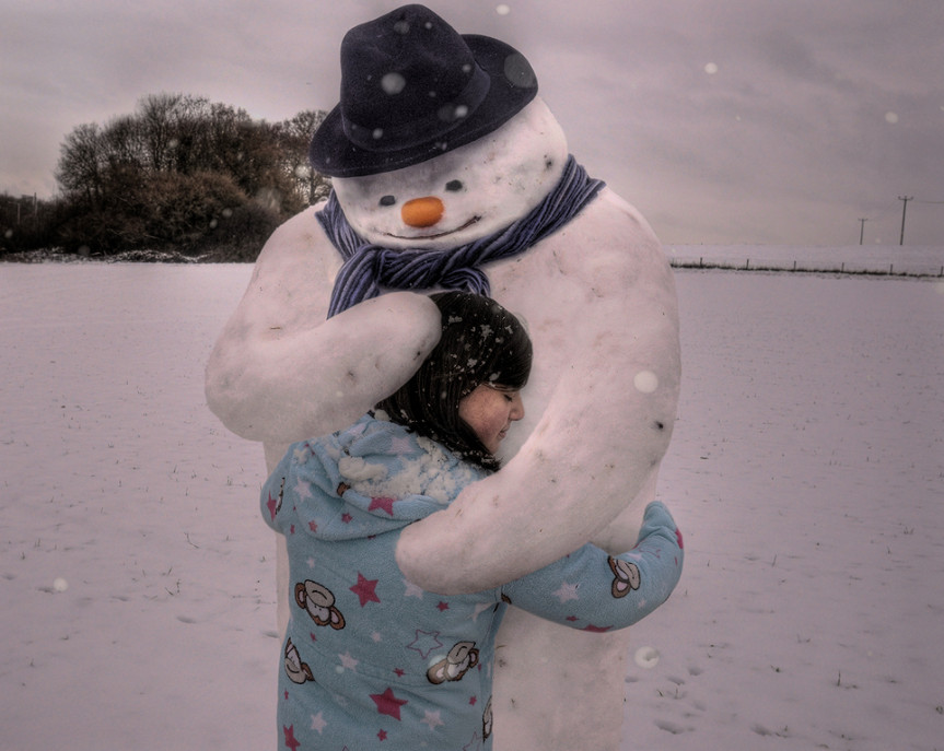 Снеговик.  Фото: Harry Hussein