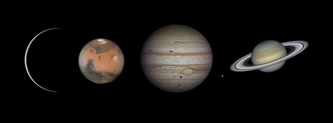 Рекомендация жюри: «Миры Солнечной системы». (Damian Peach/Astronomy Photographer of the Year)
