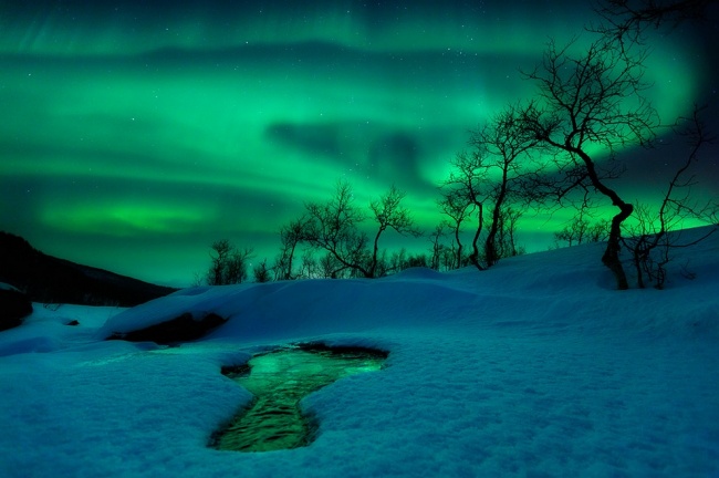 Второе место: «Зелёный мир». (Arild Heitmann/Astronomy Photographer of the Year)