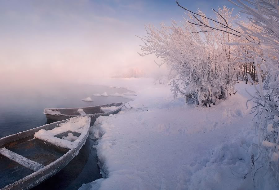 озеро Шатура зимой
