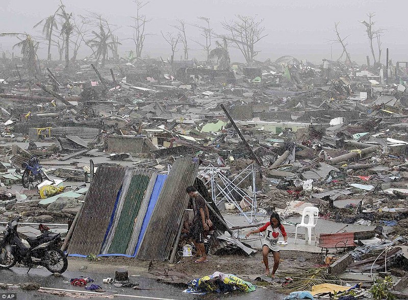 Тайфун "Хайян” на Филиппинах.
