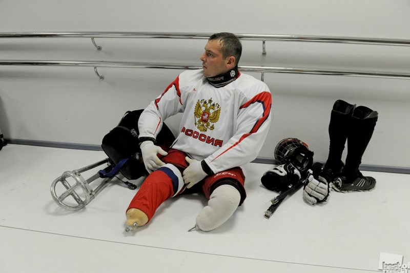 «Игрок в следж-хоккей». Виктор Клюшкин, город Сочи