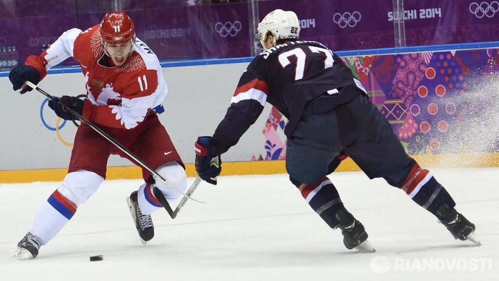 Сборная России по хоккею уступила американцам