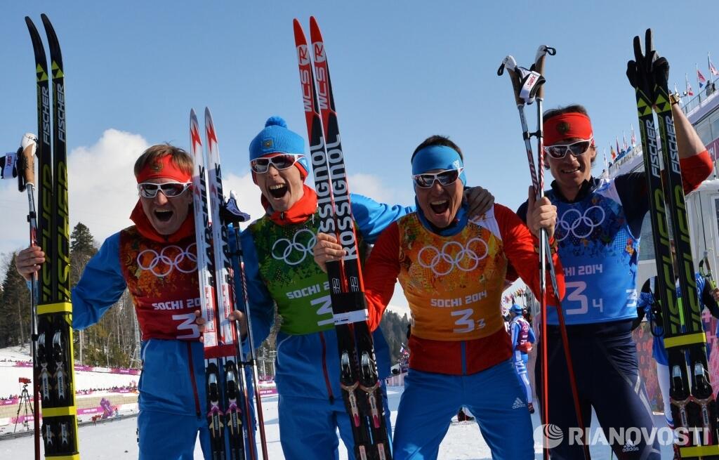 Российские лыжники завоевали серебро
