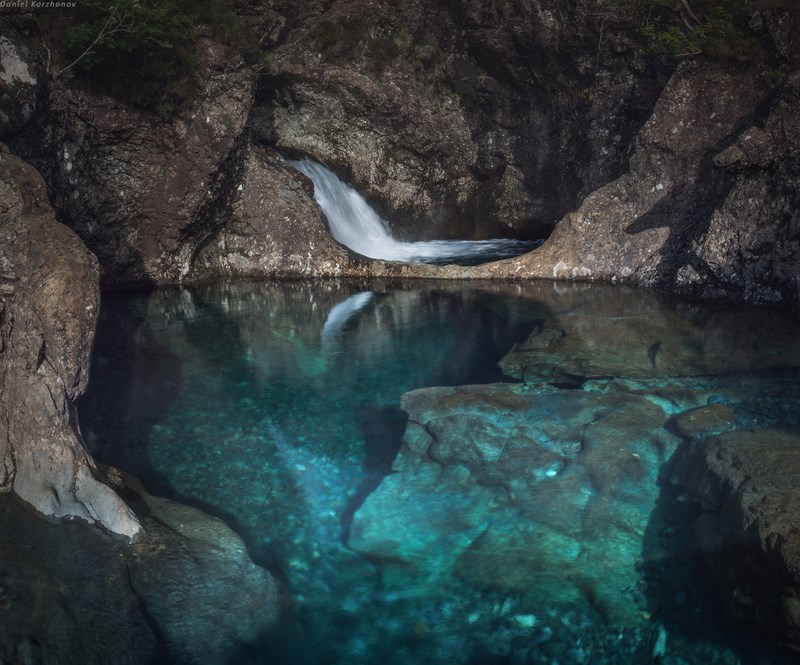Fairy pools голубые водопады