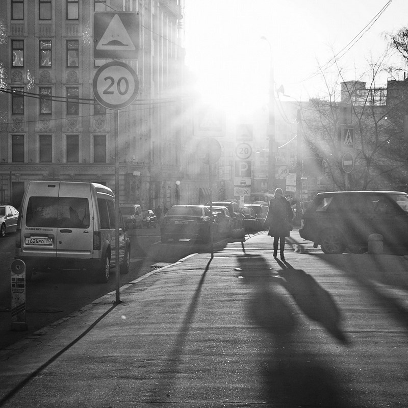 Поварская улица, Москва.  Тестовые фото Sony 7