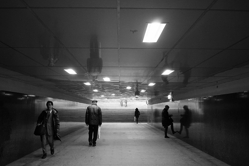 Подземный переход, Москва, Арбат.  Тестовые фото Sony 7