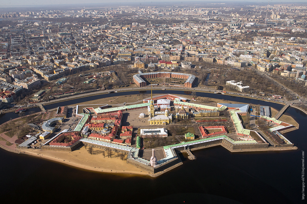 Санкт-Петербург, фото с высоты. Автор - Сергей Клочев