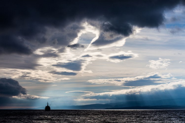 Море и небо. Полуостров Рыбачий. Фото Дмитрия Чистопрудова