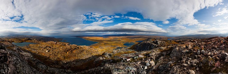 Кольский полуостров, панорама.  Фото Дмитрия Чистопрудова