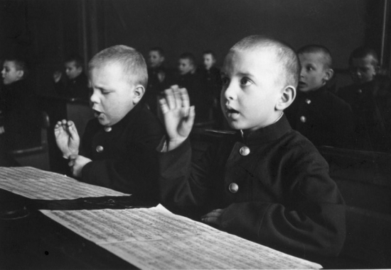 «Прилежные ученики», автор: Михаил Трахман, 1960 год.