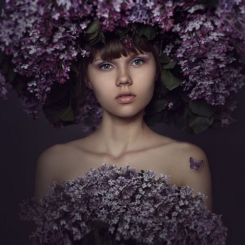 Портретная фотография Леры Лукащук. Весна
