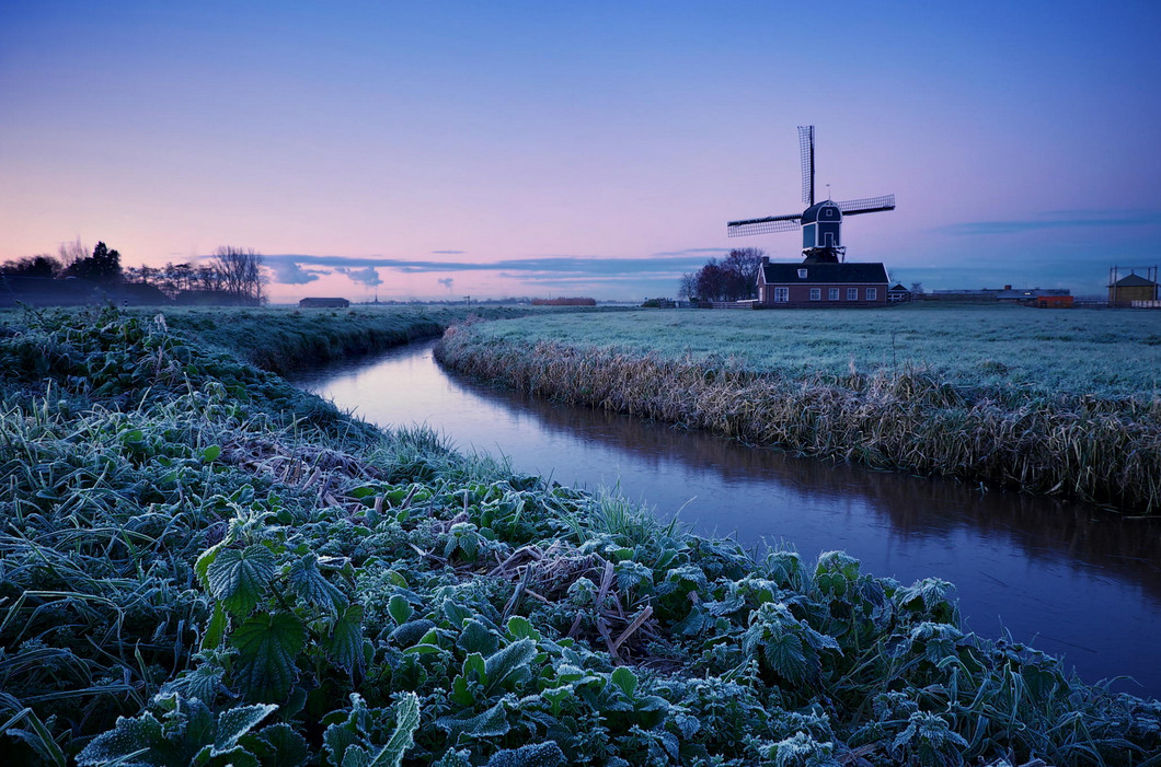  Пейзажи с мельницами. Фото: Martijn van der Nat