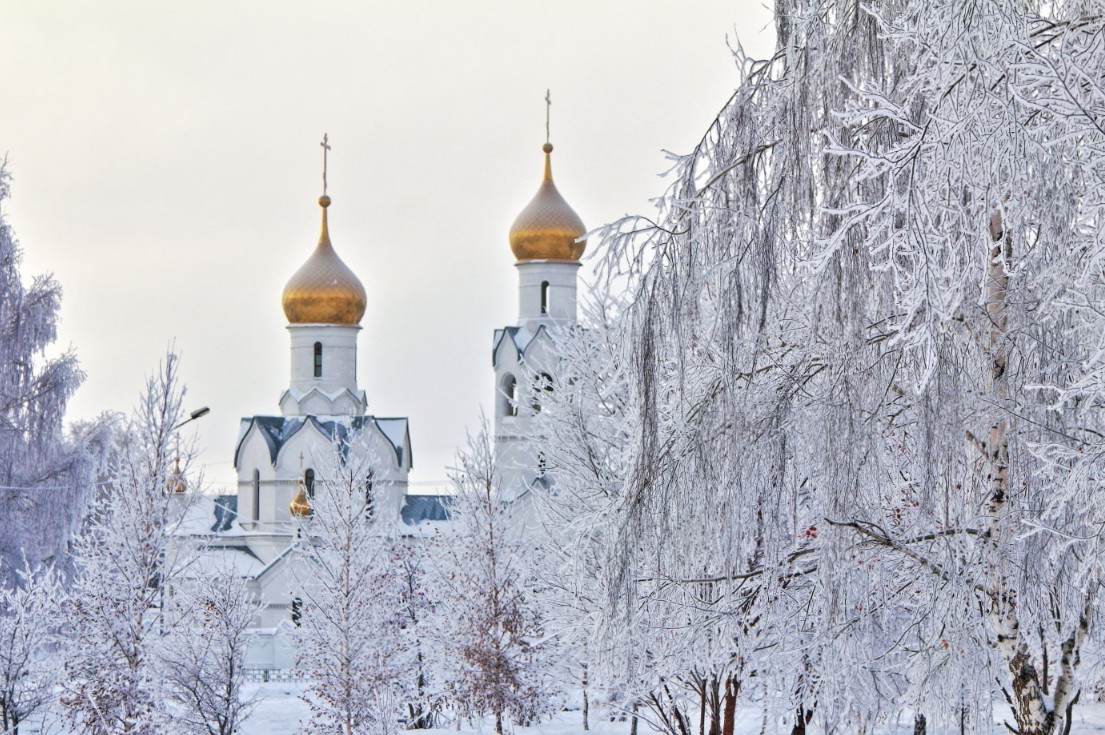 28 evgeniy molchanov novosibirsk hram arhistratiga mihaila 30 великолепных зимних пейзажей