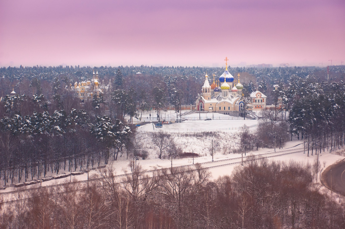 31 dmitry novikov moskva cerkov igorya chernigovskogo 30 великолепных зимних пейзажей
