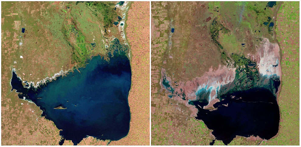 Mar Chiquita Lake, Argentina. July, 1998. — September, 2011.