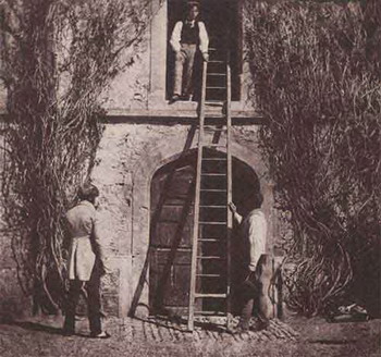 Лестница. Калотип Талбота. 1843 г.