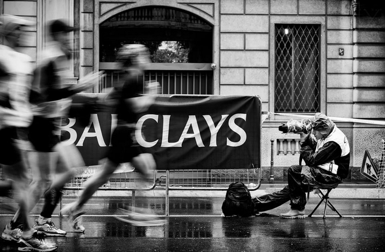 Спортсмены. Снято на длинной выдержке. Фото: Diego Bardone