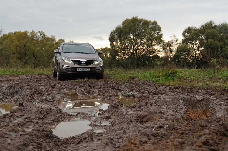 KIA Sportage и дороги