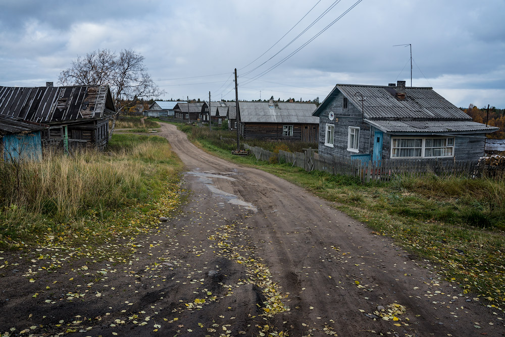 Поморская деревня Поньгома. Карелия. Фото: Иван Дементиевский 